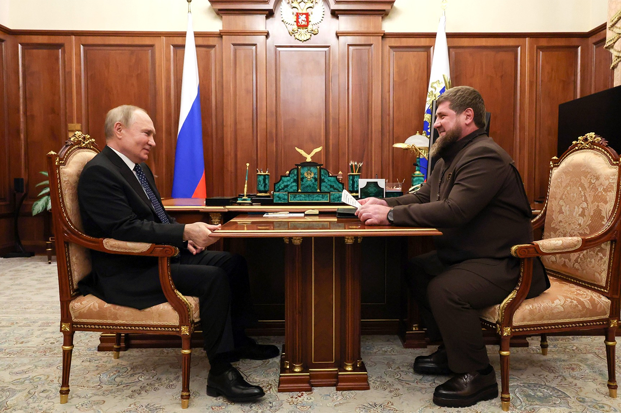 V Putin R Kadyrov 130323 1 - Президент РФ В. Путин встретился с Главой ЧР Р. Кадыровым